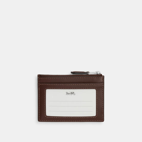 Mini Skinny Id Case In Signature Jacquard - Picture 2 of 3